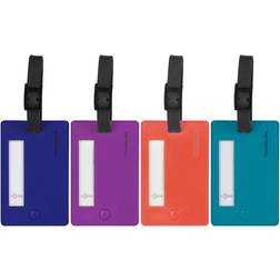 Travelon Set of 4 Assorted Color Luggage Tags Luggage
