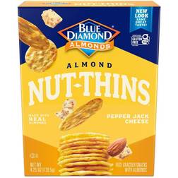 Blue Diamond Almonds Nut-Thins Pepper Jack Cheese Rice Cracker