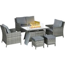 OutSunny 6 Outdoor Lounge Set