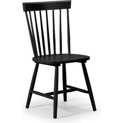 Julian Bowen Set Of 4 Torino Black Kitchen Chair 2pcs