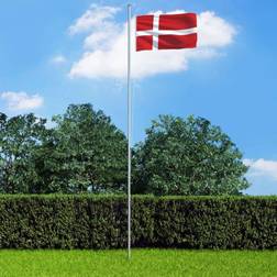 vidaXL Denmark Flag Durable Garden Windsock With Grommets National Flag