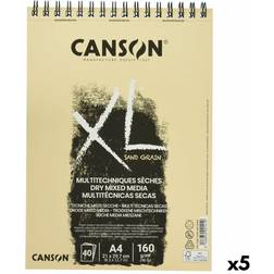 Canson Drawing pad XL Sand Natur A4 40 Ark 160 g/m2 5 enheder