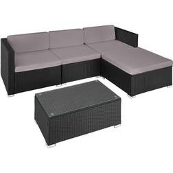 tectake black/grey Outdoor Lounge Set