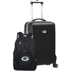 Mojo Bay Packers Deluxe Hardside Spinner Backpack