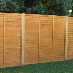 Forest Garden Contemporary 6ft Lap Fence Panel