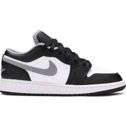 Nike Air Jordan 1 Low GS - Black/Medium Grey/White