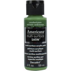 Deco Art Americana Multi-Surface Acrylic Color 2 oz. Woodland Green