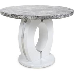 Shankar Neptune Grey Dining Table 100cm