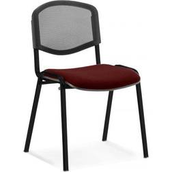 Dynamic ISO Black Frame Mesh Back Bespoke Colour Order Kitchen Chair