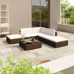 vidaXL 6 Piece Garden Outdoor Lounge Set