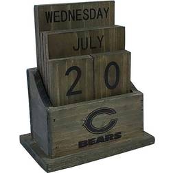 Imperial Chicago Bears Team Logo Wood Calendar