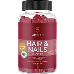 VitaYummy Hair & Nails Rhubarb 60 pcs