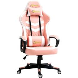 Vinsetto Racing Gaming Chair with Lumbar Support Headrest 921-199V71PK Pink