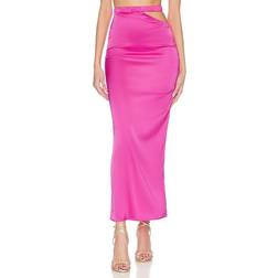 Camila Coelho Lilly Maxi Skirt - Hot Pink