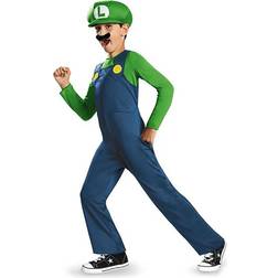 Disguise Super Mario Luigi Kids Costume