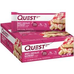 Quest Nutrition White Chocolate Raspberry Protein Bars 12 pcs