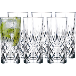 Lyngby Melodia Highball Drink Glass 36cl 6pcs