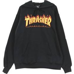 Thrasher Magazine Flame Logo Hoodie - Black