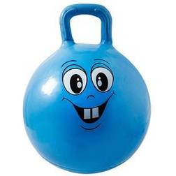 Idena Hüpfball Happy Face blau