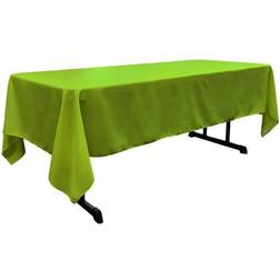Linen TCpop60x108-LimeP84 Tablecloth Green