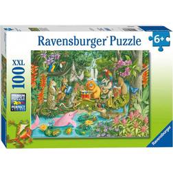 Ravensburger Rainforest River Band 100 Piece XXL Jigsaw Puzzle for Kids 13367 Every Piece is Unique, Pieces Fit Together Perfectly