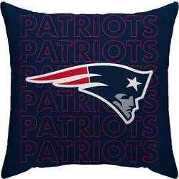 Pegasus England Patriots Echo Wordmark Poly Span Complete Decoration Pillows