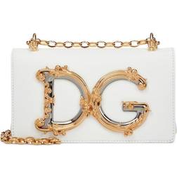 Dolce & Gabbana White DG Girls Bag 80002 Bianco Ottico UNI