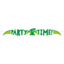 Unique Party Dinosaur Time Banner
