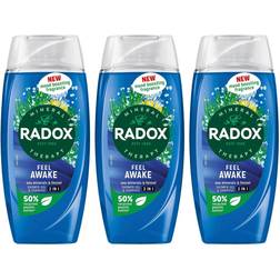 Radox Body Wash & Shampoo Feel Minerals, 225Ml, 3