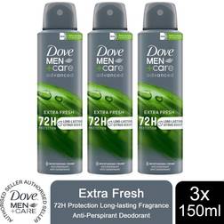 Dove Men+Care Antiperspirant Deodorant 72H Protection Extra Fresh 150 ml, 3 Pack