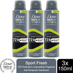 Dove Men+Care Antiperspirant Deodorant 72H Protection Sport Fresh 150 ml, 3