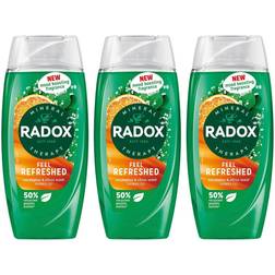 Radox Shower Gel Feel Refreshed Eucalyptus & Citrus Scent, 225Ml, 3