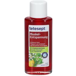Tetesept Muscle Relaxation Revitalising Soothing Health Bath with 4 Essential Concentrate 125ml