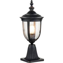 Elstead Lighting Cleveland Outdoor Pedestal Weathered Bronze Gate Lamp