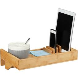 Relaxdays Bedside Shelf & Mini Clip-on Small Table