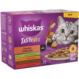 Whiskas 1+ Pouches Mega Pack 96 Tasty Mix Country
