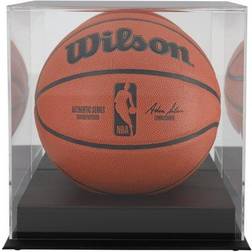 Black Base Basketball Display Case and Mirror Back with Matte Finish