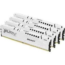 Kingston Fury Beast White DDR5 5200MHz 4x32GB (KF552C40BWK4-128)