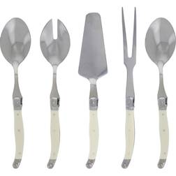 French Home Flatware Ivory Five-Piece Laguiole Serving Spoon