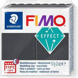 Fimo 6 x Staedtler Modelliermasse effect 57g grau metall