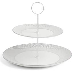 Wedgwood Gio Platinum Two Tier Cake Stand