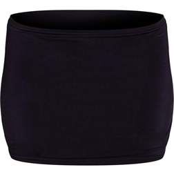 PrettyLittleThing Low Rise Slinky Micro Mini Skirt - Black