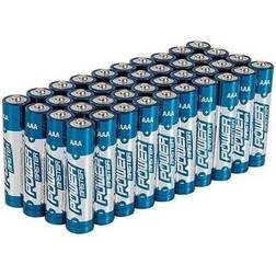 Powermaster batterien aaa-super-alkali-batterien, lr03, 40er-pckg. 40er-pckg