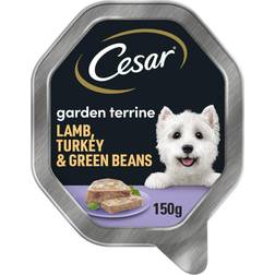 Cesar 150g garden terrine wet dog food trays