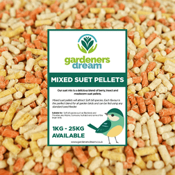 GardenersDream Mixed Suet Pellets Wild Bird Food Mix