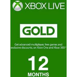 Xbox Live 12-month Gold Subscription Card EU
