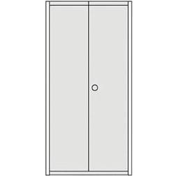 Türen-Anbausatz B.960mm Vollblech