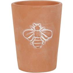 Gainsborough Small Terracotta Single Bee Motif Plant Pot