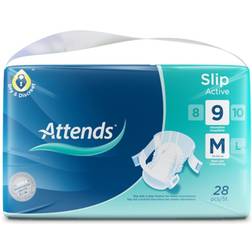 Attends Slip Active 9 Medium 2100ml 28 Pack Incontinence