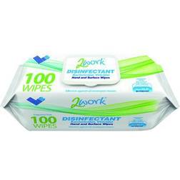 2Work Disinfectant Viricidal Hand And Surface Wipes 100-pack